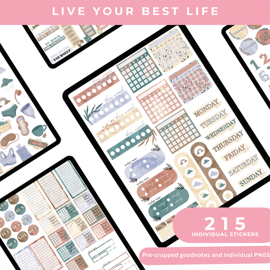 Live Your Best Life Digital Stickers