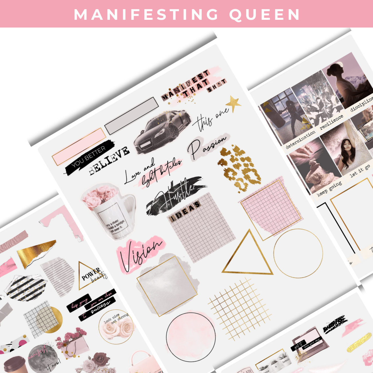 Manifesting Queen Digital Stickers