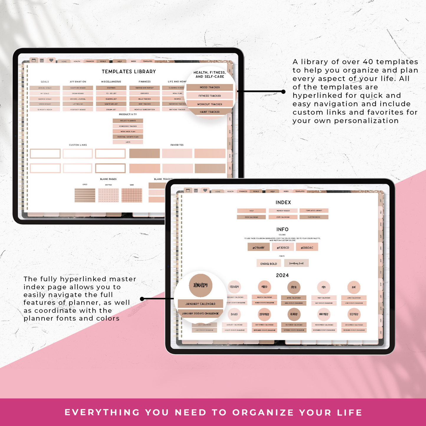 2024 Ultimate Life Planner in Rose Gold