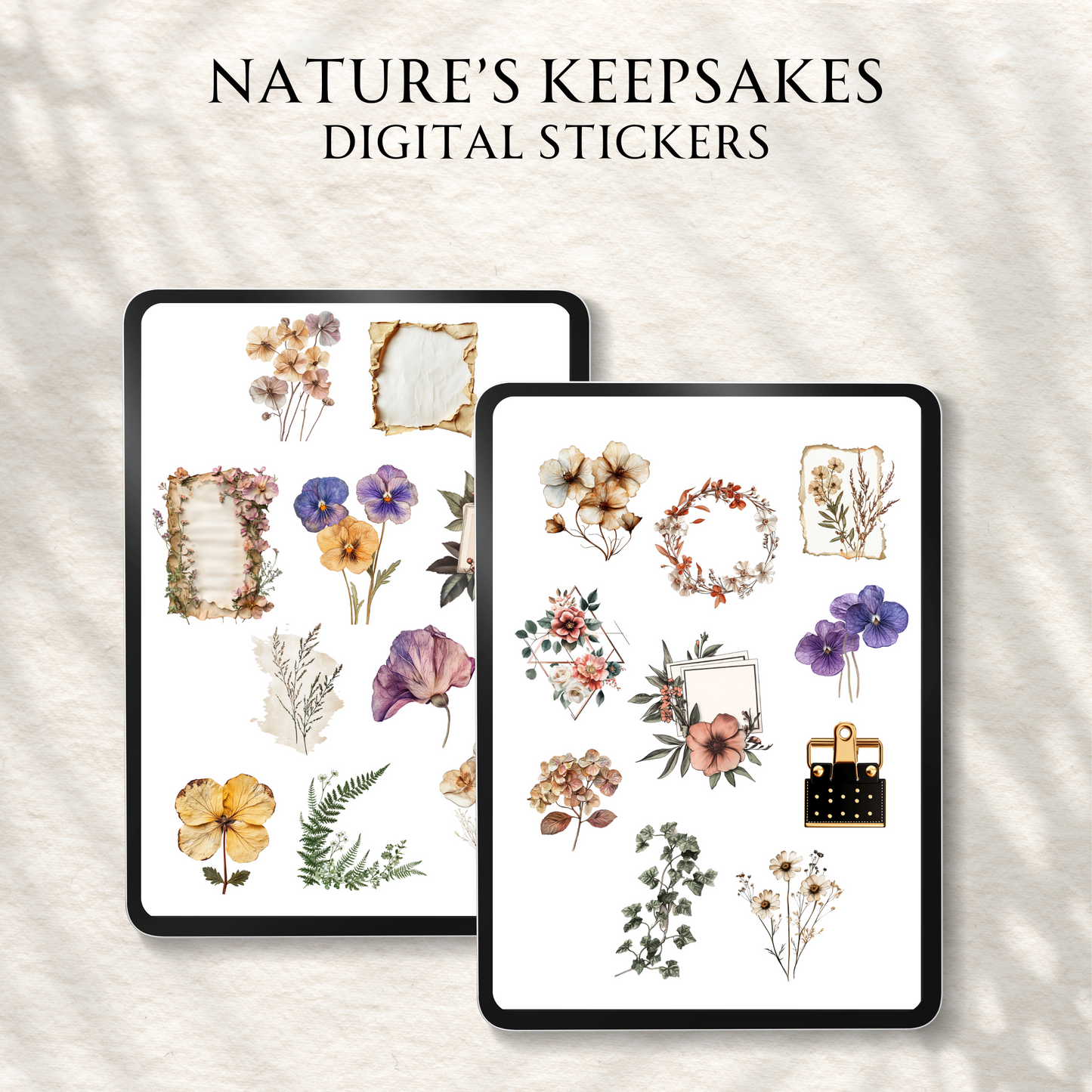 Nature's Keepsakes Digital Stickers