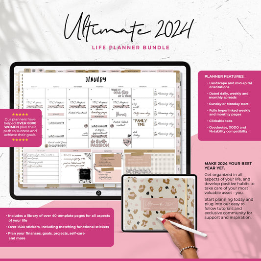 2024 Ultimate Life Planner in Wild Neutral