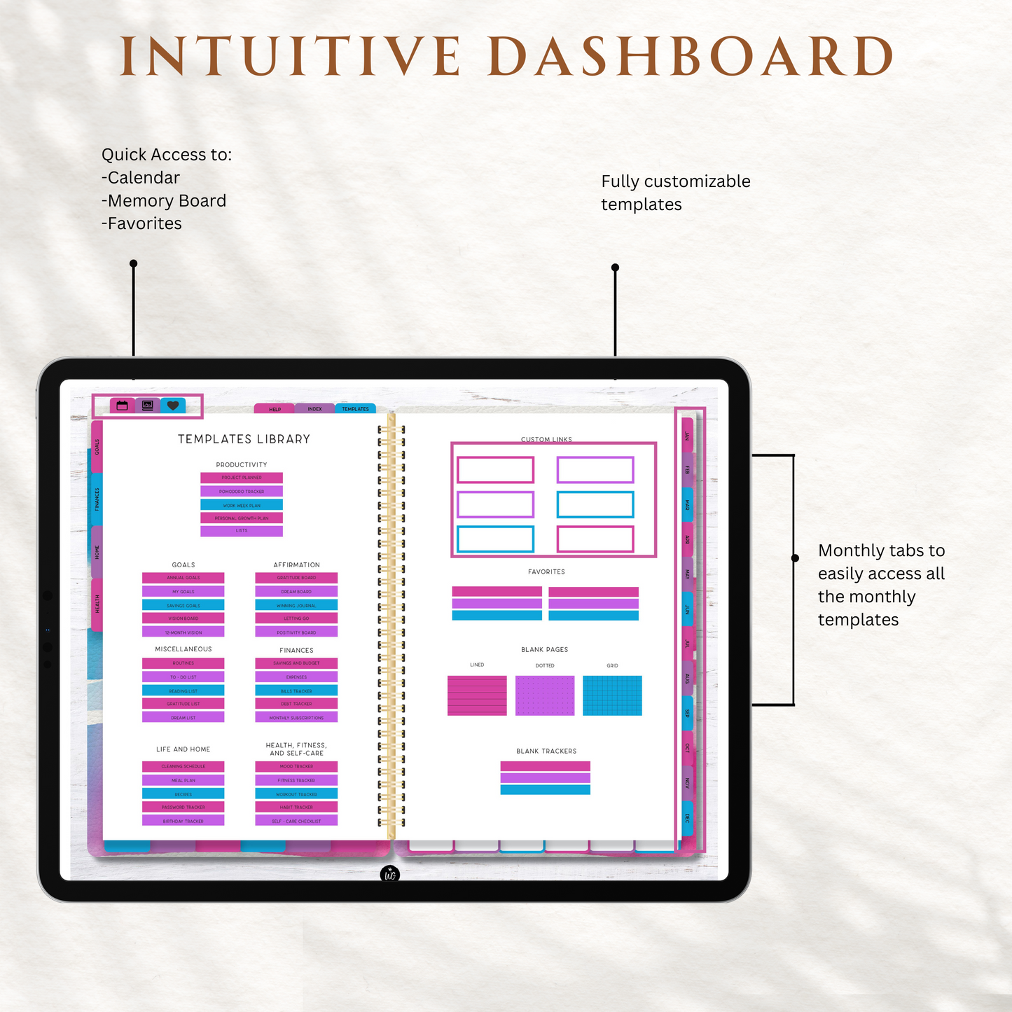 2025 Ultimate Life Planner in Defiant Rainbow