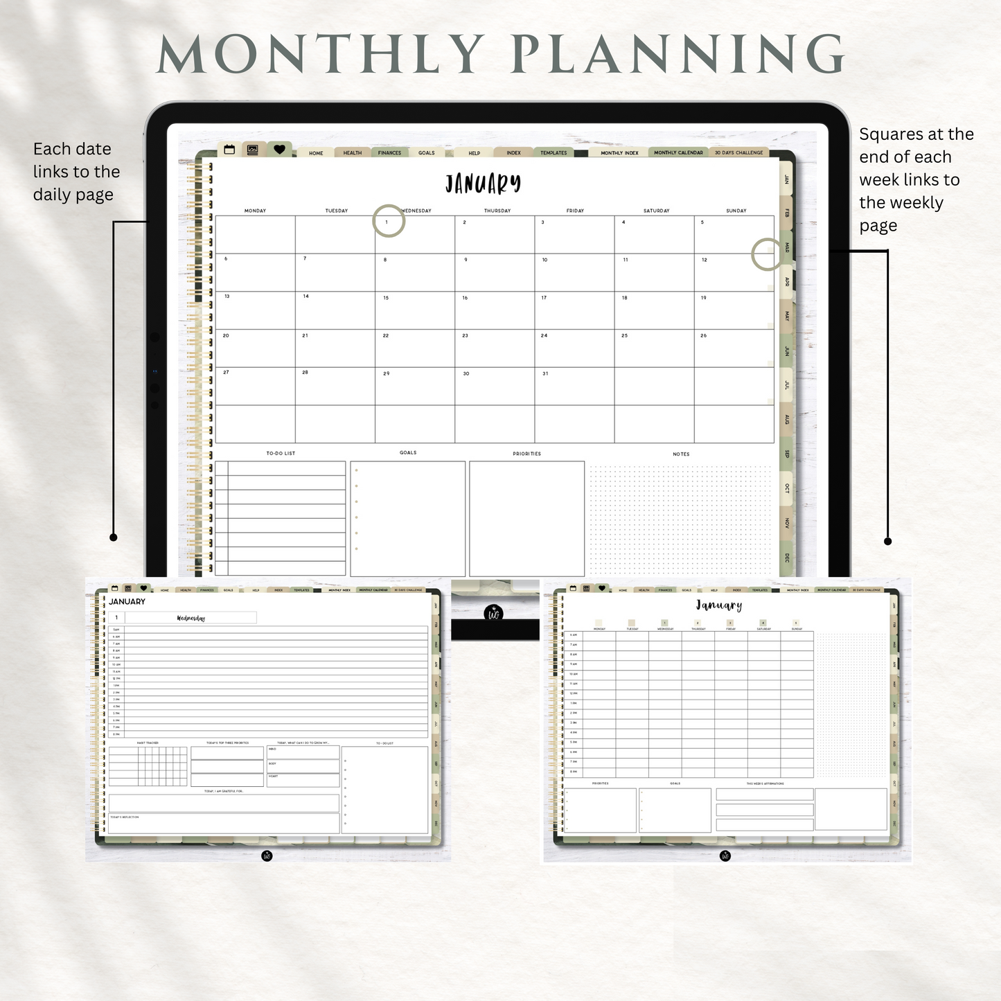 2025 Ultimate Life Planner in Sage Neutral